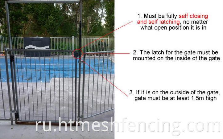 Плавательный бассейн забор безопасности съемный забор сетки безопасности